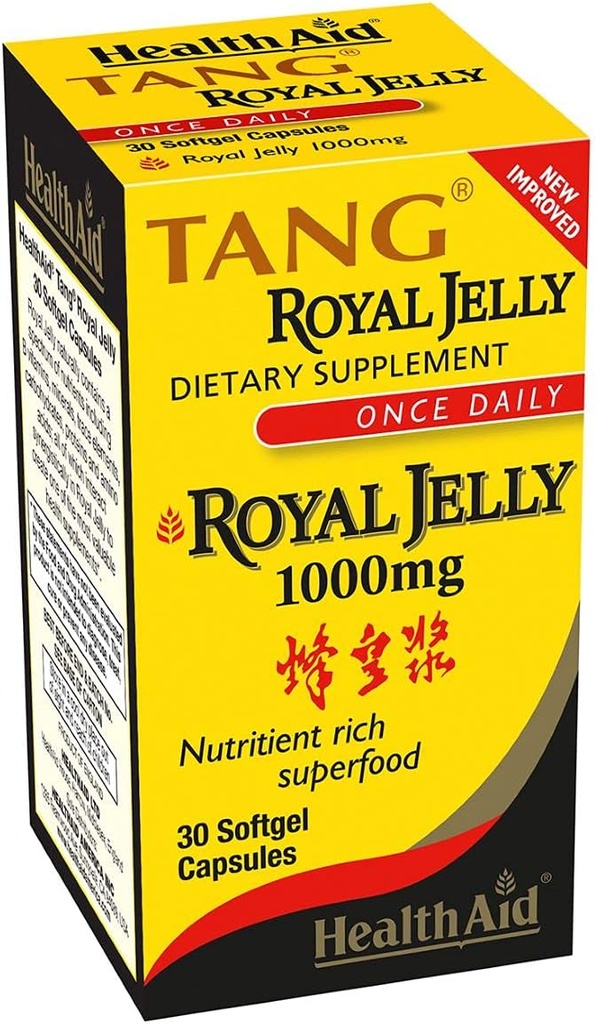 Sağlık Yardımı, Tang Royal Jelly 1000 mg, 30 Softgel Capsules