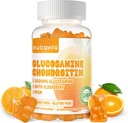 Nutravita Glucosamine Chondroitin Gummies with MSM & Elder Ekstra Güçlü - Ortak Destek, Antioksi Immune Support Supplement for Yetişkinler, Men & Women.60 Orange Chews