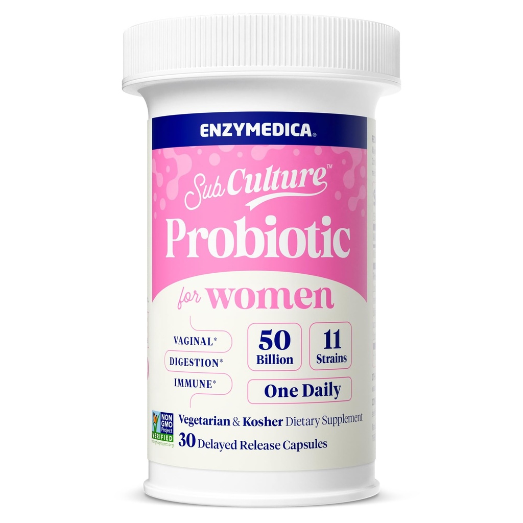 Kadın Vaginal & Urinary Health, 50 Milyar CFU, Destekler Immune + Digestive Health & Regularity, 30 Countive