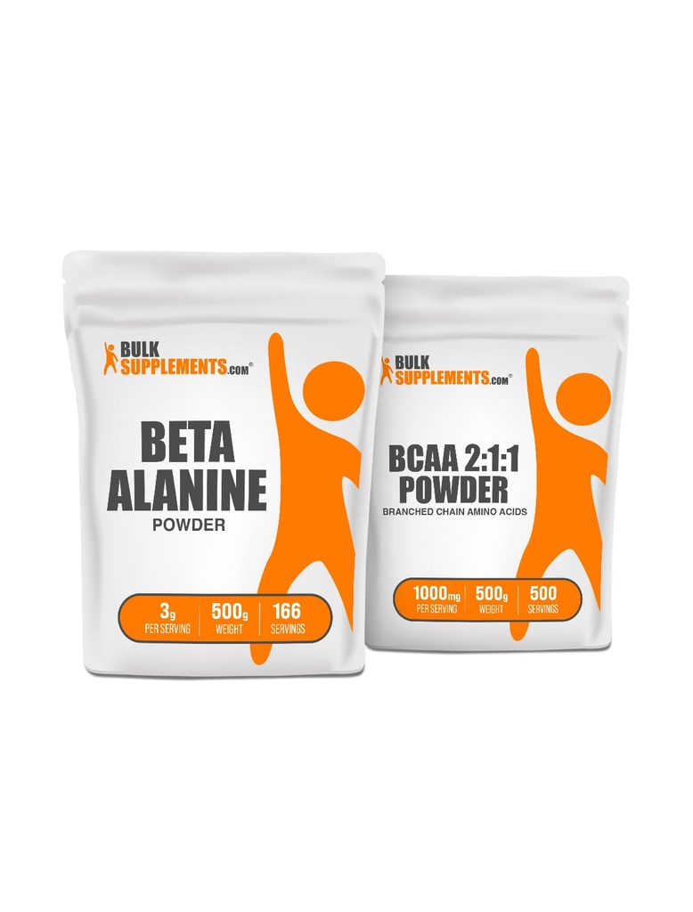 Συμπληρώματα Beta Alanine 500g + BCAA 2:1:1 500g Bundle