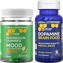 NATURAL STACKS Mood Gummies + Dopamine Brain Food Sche - Focus & Mood Support* - 90 Total Pieces