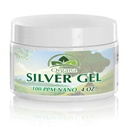 Organa Nano Silver Gel - Advanced Colloidal Silver Skin Cream - Wound Care & First Aid Gel Soothing Topical Ointment for Burns, Razor Burn and Sunburn Irritations - Unscented 4 Oz Jar