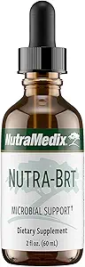 Nutramedix Nutra BRT - Sıvı Herbal Supplement for Gut Health & Immune Support - Cumanda Bark & Houttuynia Leaf for Digestive Health - Immune System ATM Supplement (60mL)