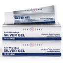 Antimicrobial Silver Gel by GeriCare| Wound Care Cream for Cuts Scrapes Minor Burns| Natural Topical Skin Healing Ointment| 55PPM Colloidal Silver Gel |Long-Lasting Protection|1.5oz | Pack of 2