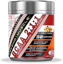 Amazing Muscle BCAA 2:1:1 Branched Chain Amino Acids Supplement | 6,000 Mg Per Serving | Fruit Punch Flavor | 30 Servings