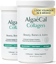 ALGAECAL Collagen - 4 Klinik olarak Desteklenen VER VERISOL®, FORTIGEL®, UC-II®, FORTIBONE®, Anti-Aging Hydrolyzed Collagen Toz, 60 Hizmet, ABD'de Yapılan