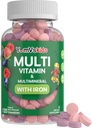 YumVs Kids Multivitamin with Iron & Minerals Chewable Tabletler – Grape & Berry odyler & Çocuklar Yaş 2+ - Immune Support için Günlük Multivitamin - Kosher, Non-GMO – 120 Chewables