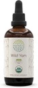 HerbEra Wild Yam B120 USDA Organik Alkol-Free Herbal Extract Tincture, Tempd Liquid Drops Natural Wild Yam (Dioscorea Villosa) 4 fl oz