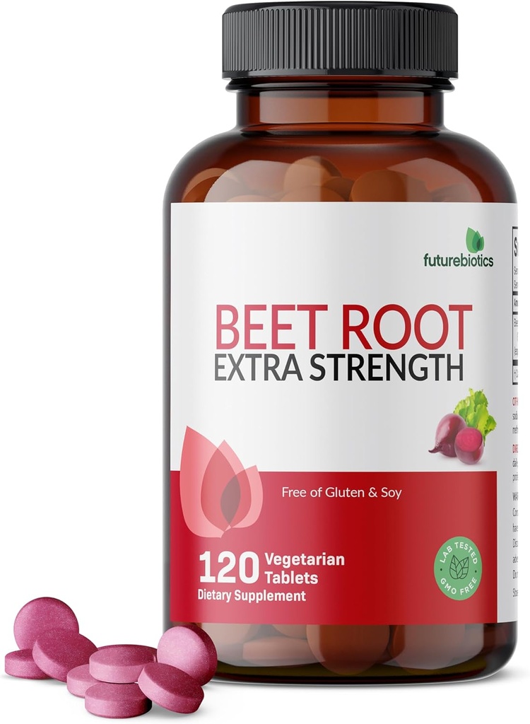 Futurebiotics Beet Root Extra Strength, Non-GMO, 120 Vegetarian Tablets