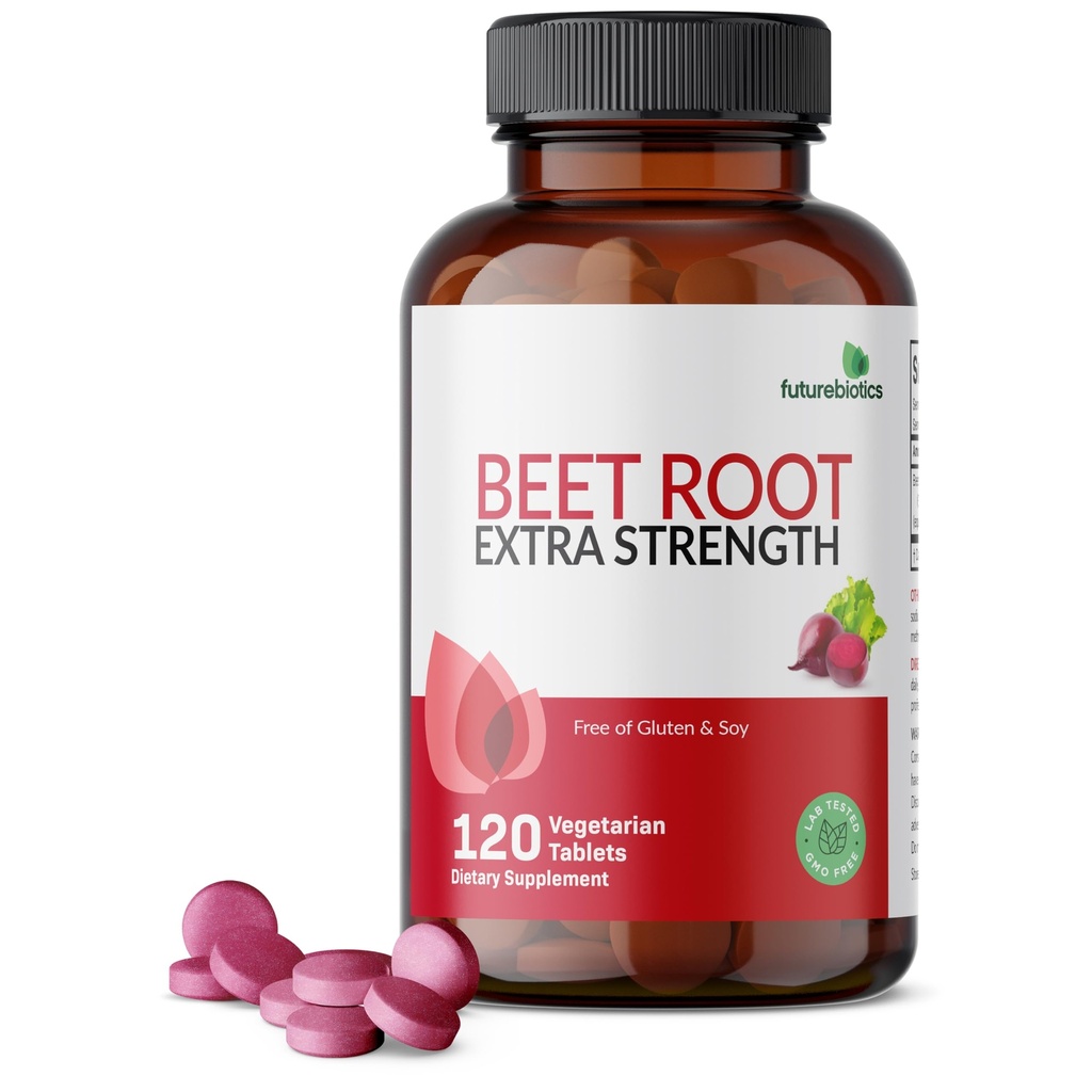 Futurebiyotiks Beet Root Extra Strength, Non-GMO, 120 Vegetarian Tablets