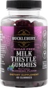 Bucklebury Sugar-Free Milk Thistle Gummies 1000mg with Natural Blueberry Flavor - Vegan, Gluten-Free, Non-GMO Natural Milk Thistle Supplement for Liver Health, Immunity & Antioxidant Support -60 Count