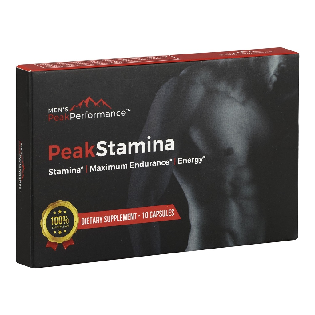 Male Maximizer Supplement - Energy, Endurance & Stamina Support for Peak Performance with Horny Goat Weed, Ashwagandha, Tongkat Ali & Maca - 10pk Capsules