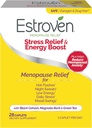 Estroven Stress Relief & Energy Boost for Emenopause Relief - 28 Ct. - Κλινικά Αποδεδειγμένα Συστατικά Παρέχετε Στρες & Ενέργεια Υποστήριξη + Βραδινές Ιδρώσεις & Hot Flash Relief - Χωρίς φάρμακα και Γλουτένη-Free