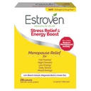 Menopause Relief için Estroven Stres Yardımı ve Enerji Boost - 28 Ct. - Klinik olarak Proven Malzemeler Stres ve Enerji Desteği + Gece Terleri ve Sıcak Flash Yardımı - Uyuşturucu Özgür ve Gluten-Free