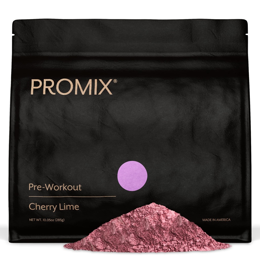 ProMix Beslenme Pre-Workout Toz, Cherry Lime - Max Focus & Performans - Yardımlar Kas Kazananı, Endurance - Vitamin B12, Caffeine, Beta-Alanine & L-Tyrsosine - 30 Hizmetler (Pazarlama)