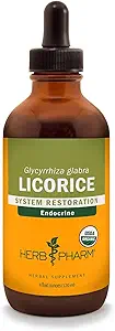 Βότανο Pharm Certified Organic Licorice Liquid Extract for ενδοκρινικό σύστημα υποστήριξης - 4 ουγγιά