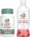 MaryRuth's Multivitamin Gummies for Women (Cherry & Raspberry) & Liquid Nighttime Multimineral (Cranberry) | Clean Label Project  Valid® | Vegan, Non-GMO | Beauty, Bedtime, General Health