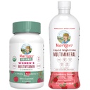 MaryRuth's Multivitamin Gummies for Women (Cherry & Raspberry) & Liquid Nighttime Multimineral (Cranberry) 