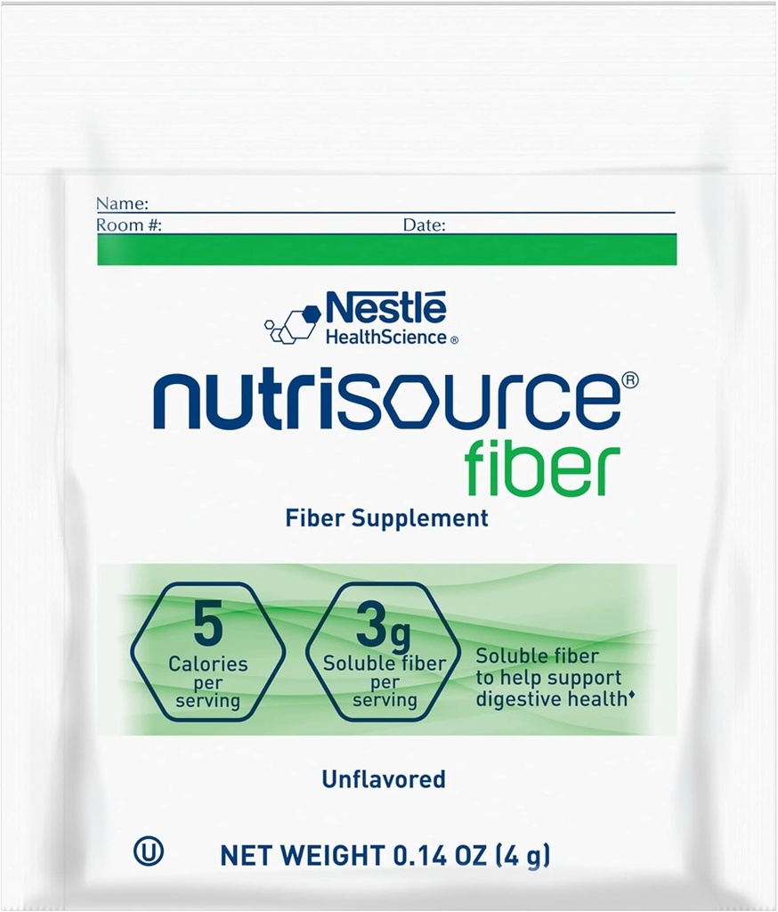 Nestle Nutrisource Fiber Fiber Supplement Unflavored 4 Gram Packet 75 Ctt