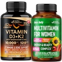 NUTRAHARMONY Vitamin D3 K2 & Multivitamin for Women Capsules
