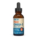 DEVA Vegan Omega-3 Liquid DHA - EPA, μη ψάρια από άλγη, άρωμα λεμόνι, 2 ουγγιά