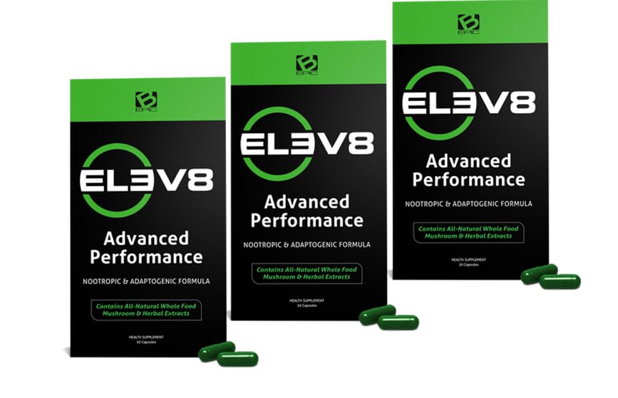 BEpic | ELEV8 Advanced Performance Supplement - 90-Day Supply (90 Capsules) | Unlock Ancient Medicinal Secrets for Optimal Health and Functioning (Packaging May Vary)