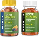 Noor Vitaminleri Yetişkin Multivitamin Gummy ve Black Seed Oil
