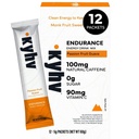 Endurance Energy Drink Mix, Passion Fruit Guava - Clean Energy Powder, Electrolytes, B Vitamins, 100mg Natural Caffeine, Green Coffee Bean, Zero Sugar, Hydration & Focus (12 Packets)