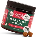 Premium Dog Multivitamin Supplement (170 Chews) - Mealtime Multi - CoQ10 ile - Probiyotikler - Riley - Immune Support - Daha İyi Ortak Hareketliliği teşvik eder - Sağlıklı Skin & Coat - ABD'de Yapılan