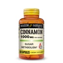 MASON NATURAL Cinnamon, 1000 mg, 100 Capsules (Pack of 3), Herbal Diyetsel Supplement