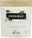 Protein Powder Vanilla Bean - 20g Vegan, Φυτικό Μείγμα Πρωτεΐνης - Μη-ΓΤΟ, Μη-Dairy, Gluten-Free - 3.5g BCAAs - 9 Απαραίτητα Αμινοξέα - 15-Ημερη Προμήθεια - 1 Τσάντα, 15 Υπηρεσίες