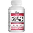 VivoNu Digestive Enzymes | 22 Enzymes with Organic Prebiotics & Probiotics | Supports Digestion* of Protein, Carbs, Fiber & Dairy | 90 Capsules