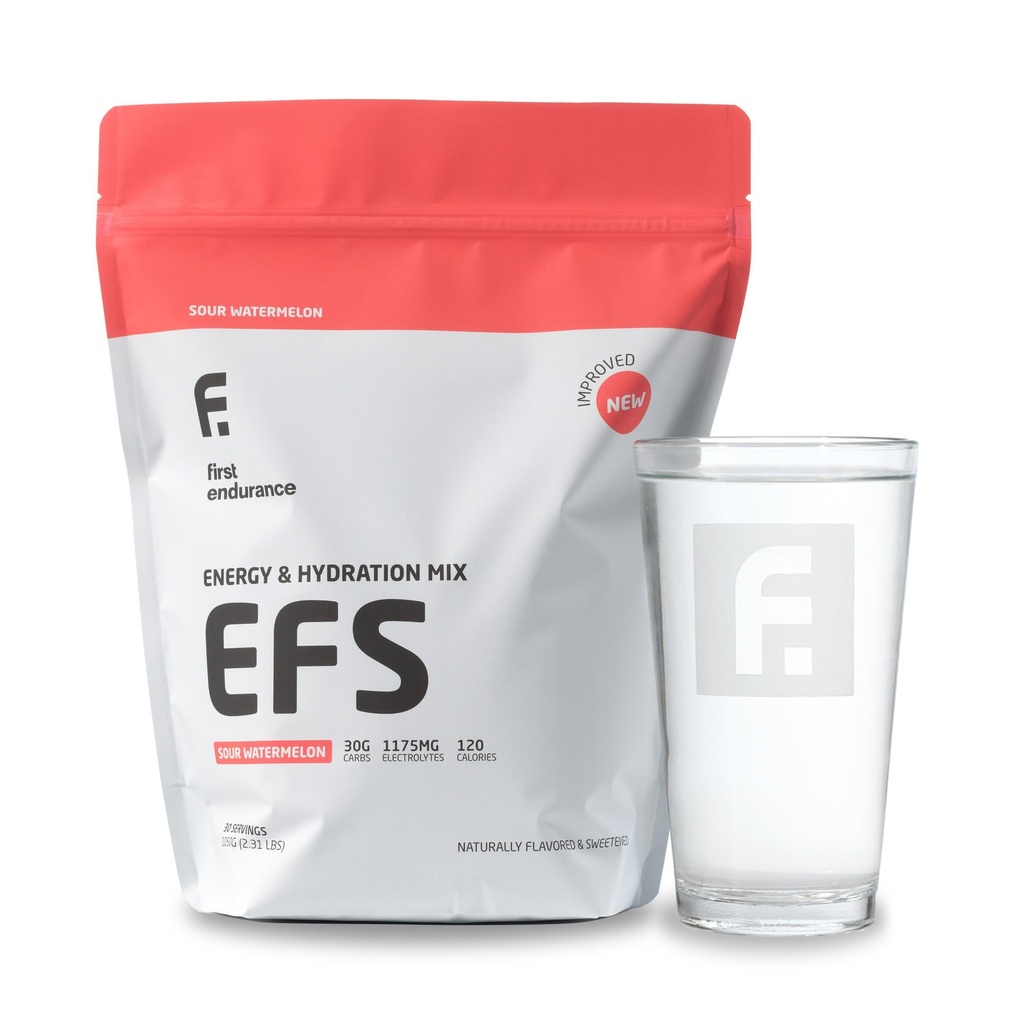 EFS Hydration & Endurance Drink Mix - Premium Carbohydrates for Energy & Performance, Electrolytes for Rapid Rehydration & Running| Isotonic Energy Fuel | Sour Watermelon