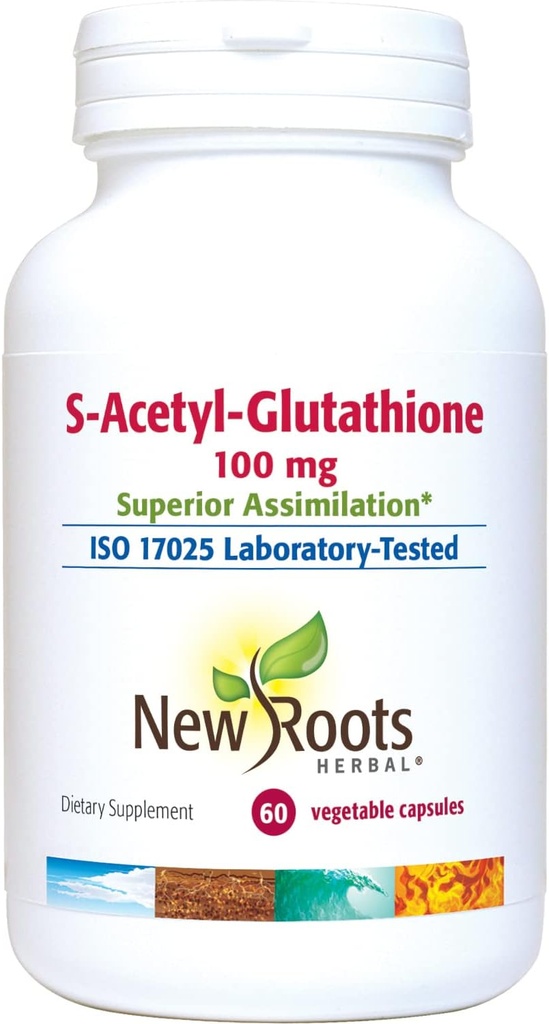 NEW ROOTS HERBAL S-Acetyl-Glutathione, 100mg 
