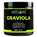 Purity's Best Graviola (Soursop) Supplement, Concentrated 377.5 mg Formula, Supports Immune Function & Antioxidant Protection, 200 Veggie Capsules, Made in USA.