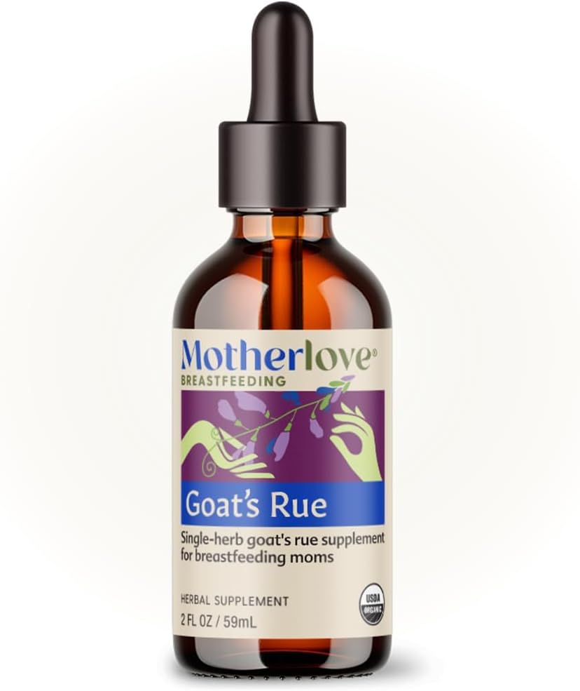 Motherlove Goat’s Rue (2 βάμμα ουγγιάς) Συμπληρώματα Γαλουχίας για την ανάπτυξη ιστού του μαστού και την παροχή γάλακτος μαστού Βελτιστοποίηση—USDA Certified Organic, Vegan, Kosher, Soy-Free