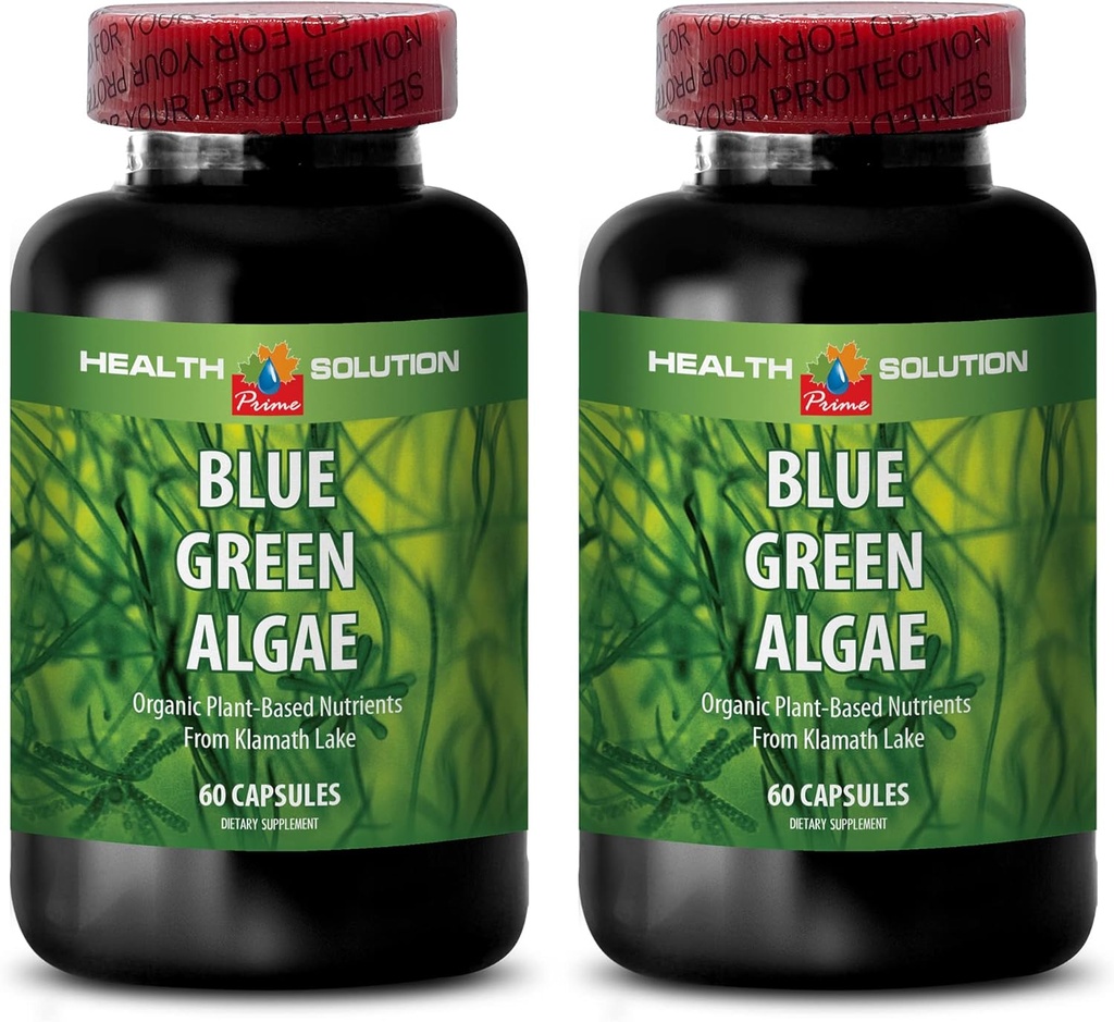 Klamath Blue Green Algae Κάψουλες - Blue Green Algae - Ενισχύστε το ανοσοποιητικό σύστημα - Blue Green Algae - Blue Green Algae συμπλήρωμα - Immune Support συμπλήρωμα - Immune Booster - Blue Algae - 2B 60 Caps