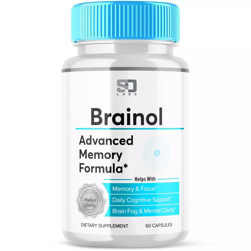Boost Your Brain&Power: Brain-ol Advanced Memory Formula, 60 Capsules, Helps with Memory, Focus, Daily Cognitive Support, Brain Fog & Wellness