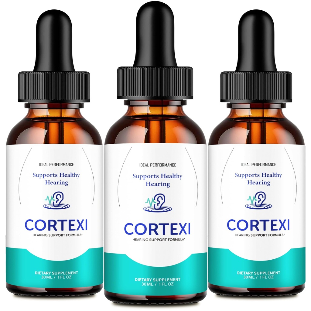 IDEAL PERFORMANCE Cortexi Tinnitus Relief for Ringing Ears Drops - Cortexi Hearing Support Supplement Liquid Drops - Maximum Strength, CortexiDrops Supports Healthy Hearing Reviews (3 Pack)