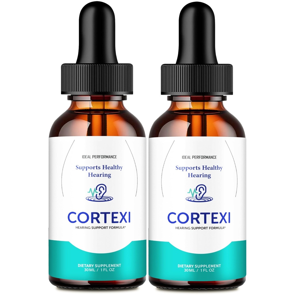 IDEAL PERFORMANCE Cortexi Tinnitus Relief for Ringing Ears Drops - Cortexi Hearing Support Supplement Liquid Drops - Maximum Strength, CortexiDrops Supports Healthy Hearing Reviews (2 Pack)