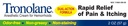 Tronolane Hemorrhoid Cream, 2 Ounce, Pack of 1