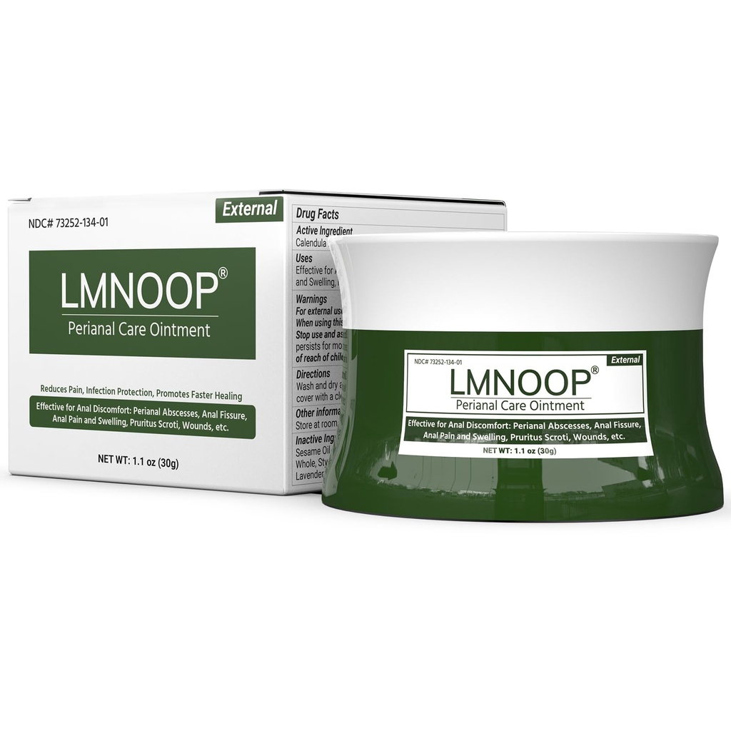 LMNOOP® Perianal Care Cream, Fast Healing Wounds for Anus Fissure, Abscess, Ulcer, Infection, Postpartum & Anal Fistula Surgery Wounds Recovery Ointment, Wound Treatment Cream for Itch Burning Relief