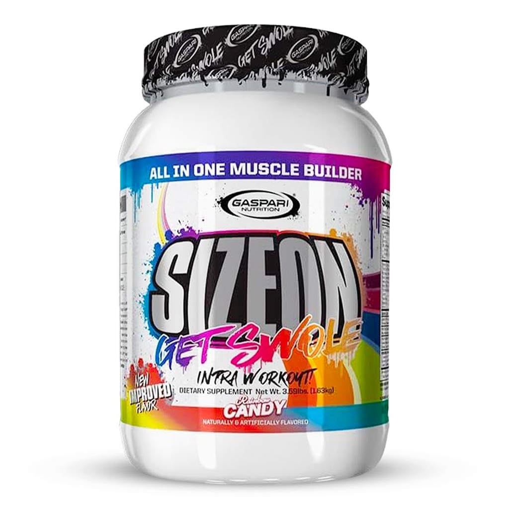 Gaspari Beslenme BoyutuOn, The Ultimate Hybrid Intra-Workout Amino Acid &tine Formula, Artan Kas Cilt & Kas Kurtarma (3.59 Pounds, Rainbow Candy)