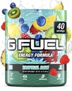 Gamma Labs G Fuel Tropical Rain Energy Drink Powder, Pre Workout Caffeine Mix for Gaming, Sugar Free Focus Amino, Vitamin + Antioxidants, 9.8oz Fruit Medley, 40 Servings