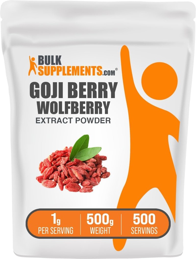 BulkSupplements.com Beam Extract Toz -Gojiß Tamam, Meyve Toz - Vegan & Gluten Ücretsiz, Hizmet başına 1g, 500g (1.1 lbs) (Pack of 1)