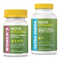 Noor Vitaminleri Kadınlar Multivitamin ve Omega Fish Oil Supplement Sche