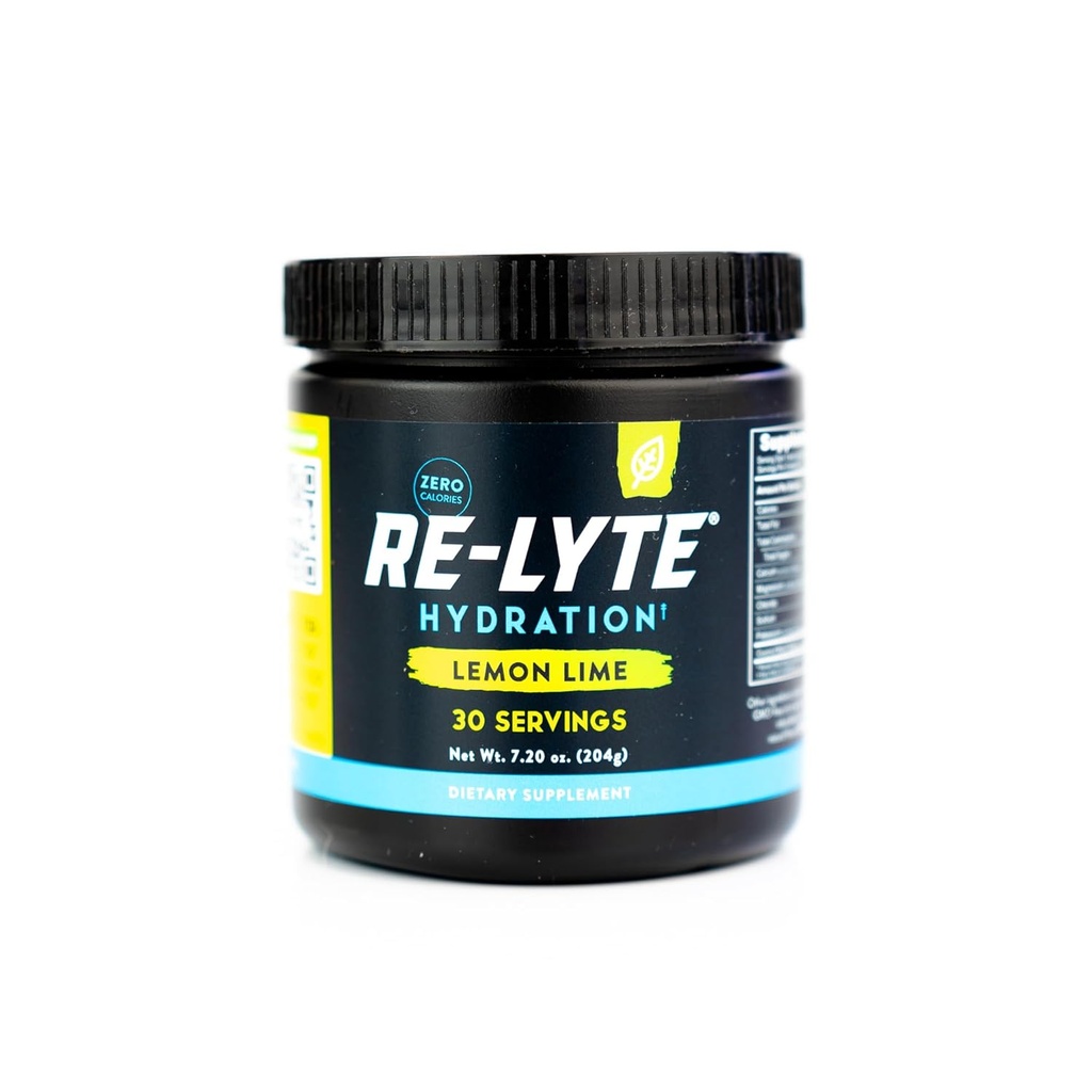 REDMOND Re-Lyte Electrolyte Drink Mix Lemon Lime, 30 hizmet SMALL 6.88oz jar