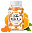 NutraPep Prebiotic Probiotic & Postbiotic Gummies for Women Men & Kids Children - High Potency 5 Billion CFU - Sugar-Free & Gluten Free