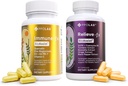 BioAssist® Relieve-Fx + Immune-fx, Recovery Relief Joint Detox Mood Immune Pulmonary Lung Support Supplement Factors, Clean Certified®, Non-GMOMO