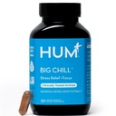 HUM Big Chill Rhodiola Rosea Supplement, Adaptogen Herbal Calm Supplement, Focus, Calming ve Adrenal Health Balance için 500 mg Rhodiola Rosea Ekstraksiyon, Gluten Free, 30 Vegan Capsules